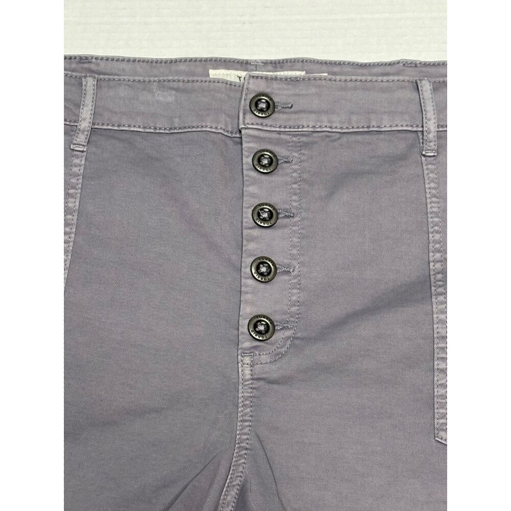 Torrid Womens Size 24 Gray Button Fly Shorts Pockets High Rise Stretch New - Picture 3 of 6